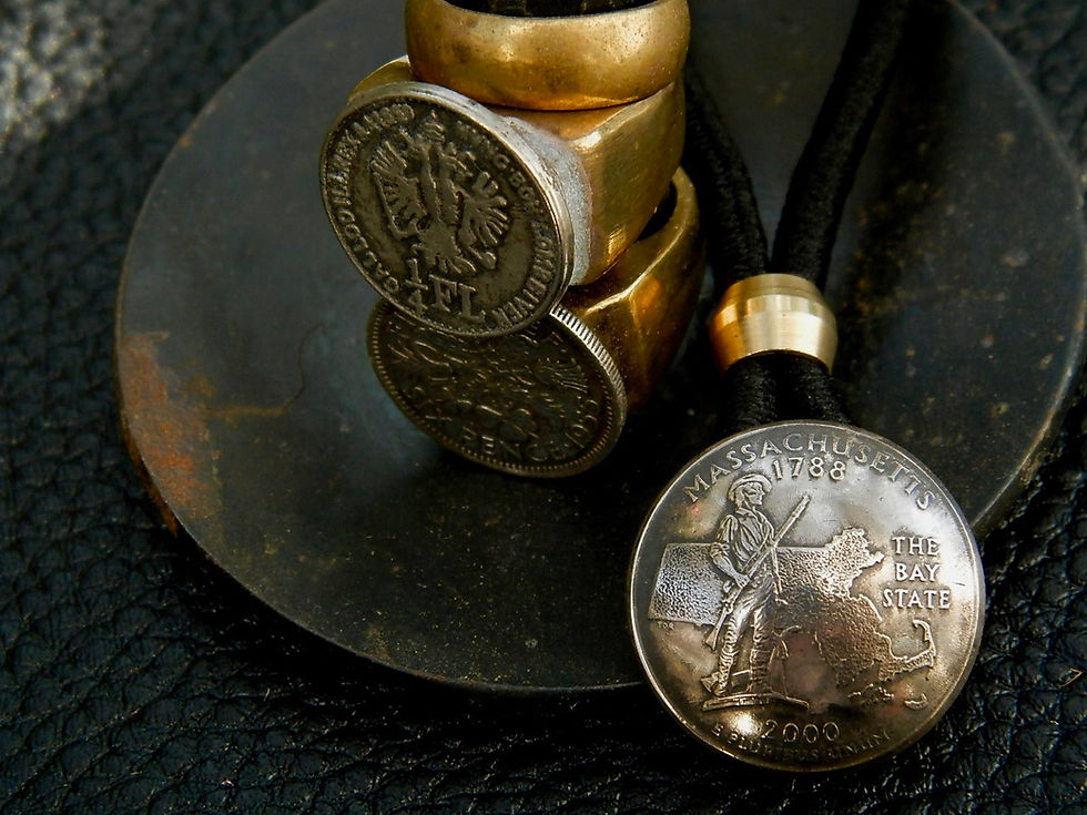 サムネイル： ＃H113 USA Coin Hair Elastic