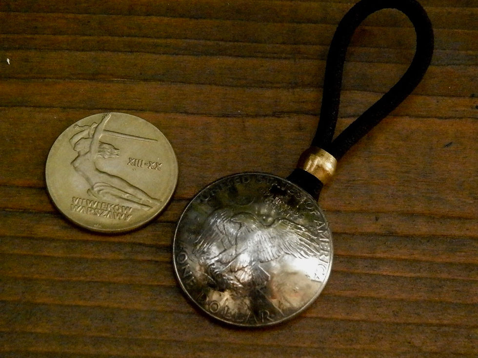 サムネイル： ＃H210　USA Coin Hair Elastic