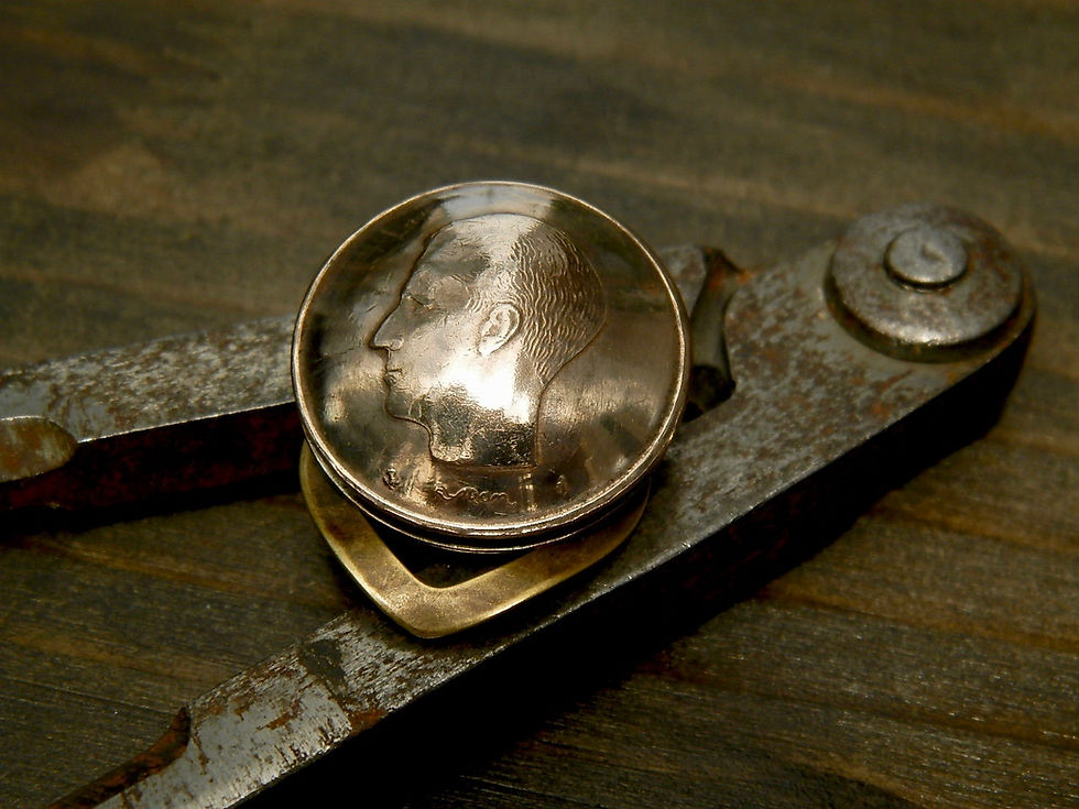 サムネイル： #S4  Kingdom of Belgium Coin Scarf Clip