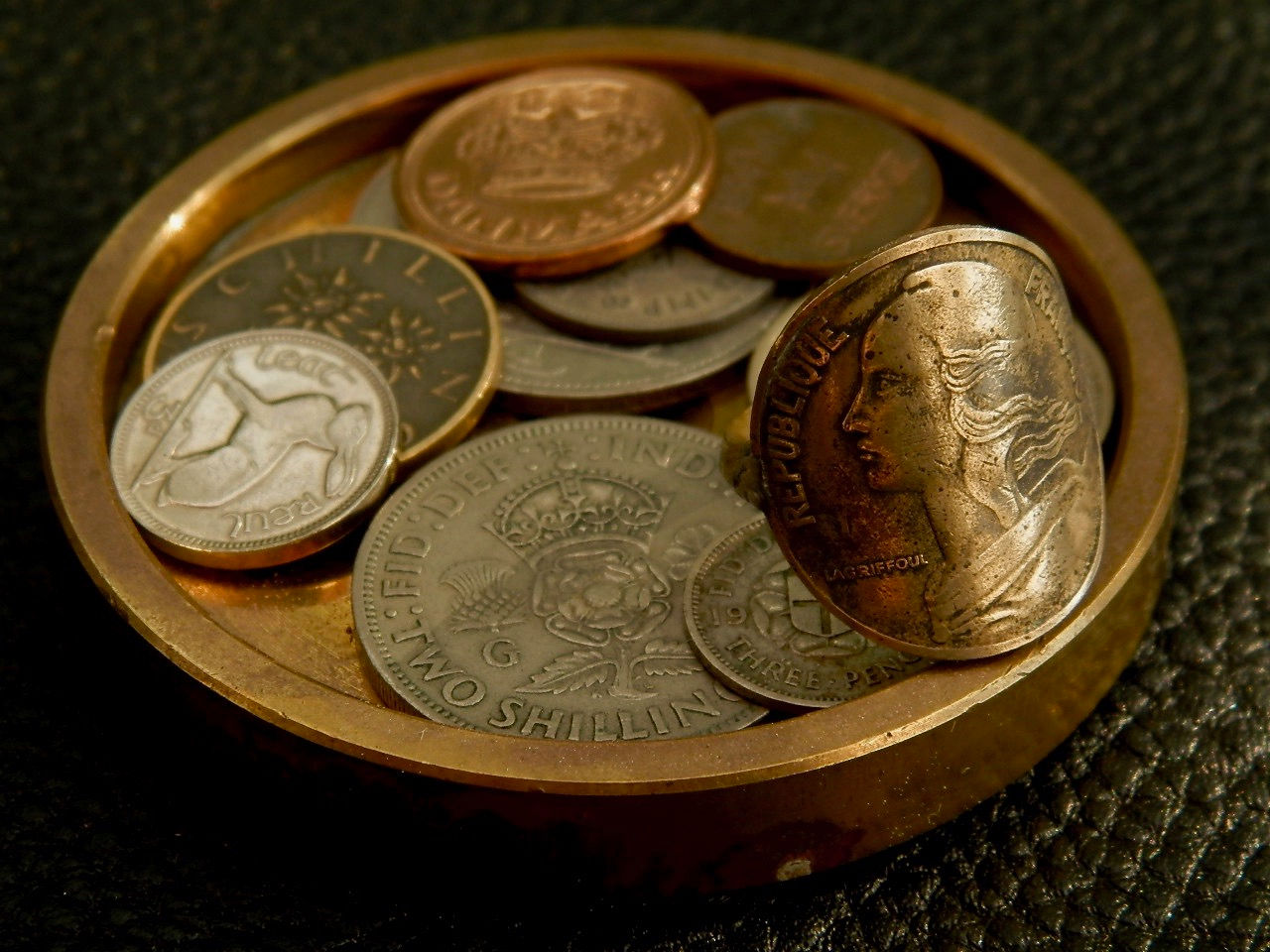 ＃R６　France Coin Ring