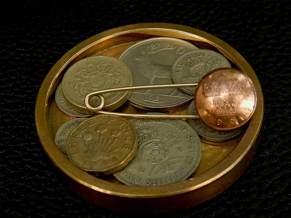 サムネイル： ＃B78　Sweden Coin Brooch
