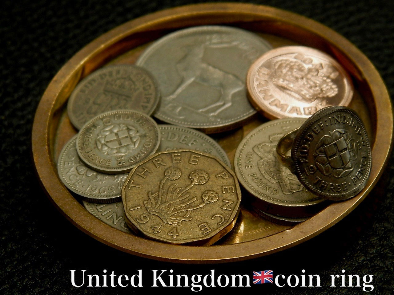 ＃R17　UK Coin Ring