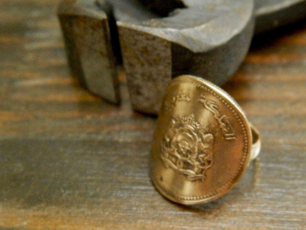 サムネイル： ＃R16　Morocco Coin Ring