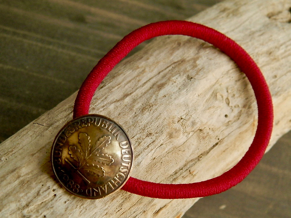サムネイル： ＃H21　Deutsche（旧西独）Coin Hair Elastic
