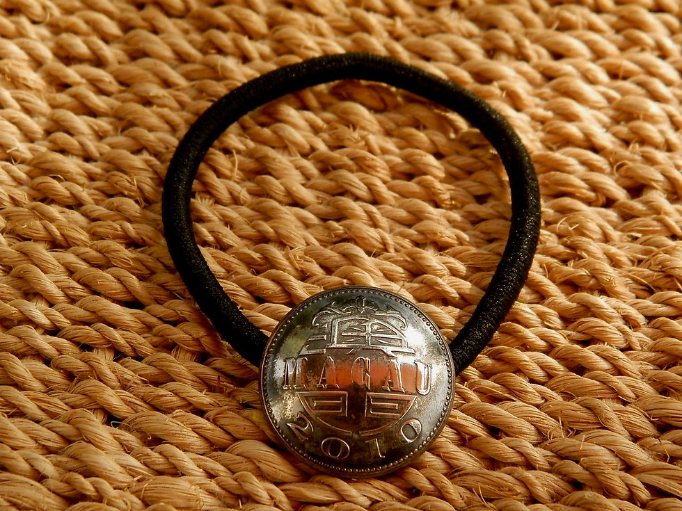 サムネイル： ＃H224  Macau Coin Hair Elastic