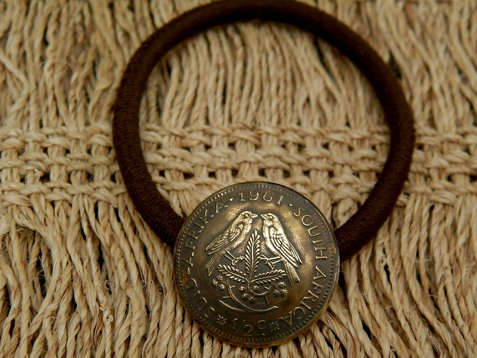 サムネイル： ＃H172  South Africa Coin Hair Elastic