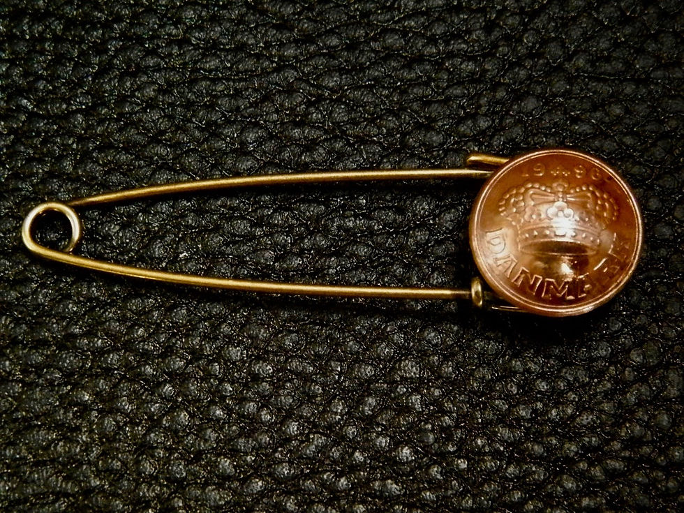 サムネイル： ＃B42　Danmark Coin Brooch