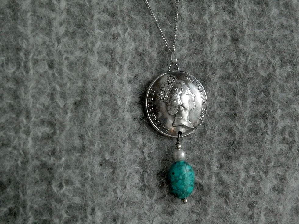 サムネイル： ＃N３　Australia coin necklace