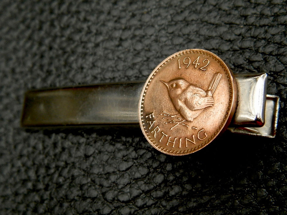 サムネイル： #PCB8　UK Coin Hair Clip