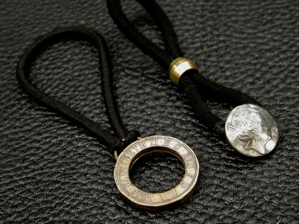 サムネイル： ＃H99 UK Coin Hair Elastic (separate)