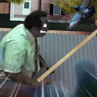 Harold accidentally gets himself stuck on the rooftop of the house. Expect a bunch of really silly stuff to happen.