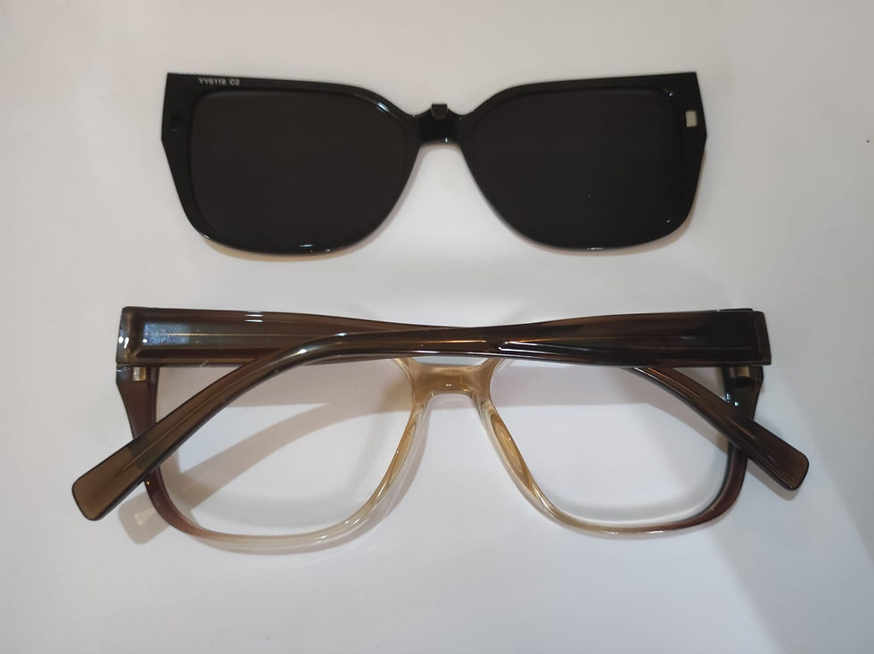 Miniatura: YY6116-C2 Óculos Clipon Polarizado com Lente Adicional Solar