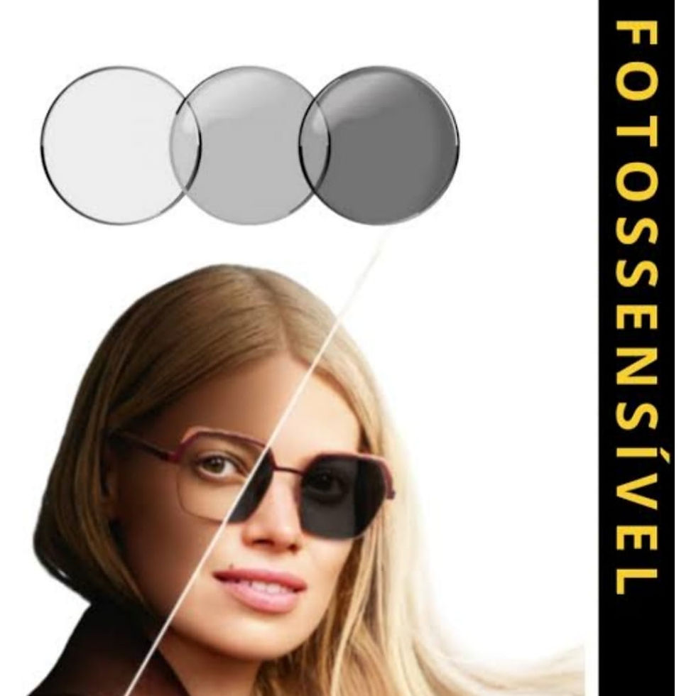 Miniatura: Par Lentes 4k Digital Obest Max FiltroAzul + Escurece no Sol Multifocal