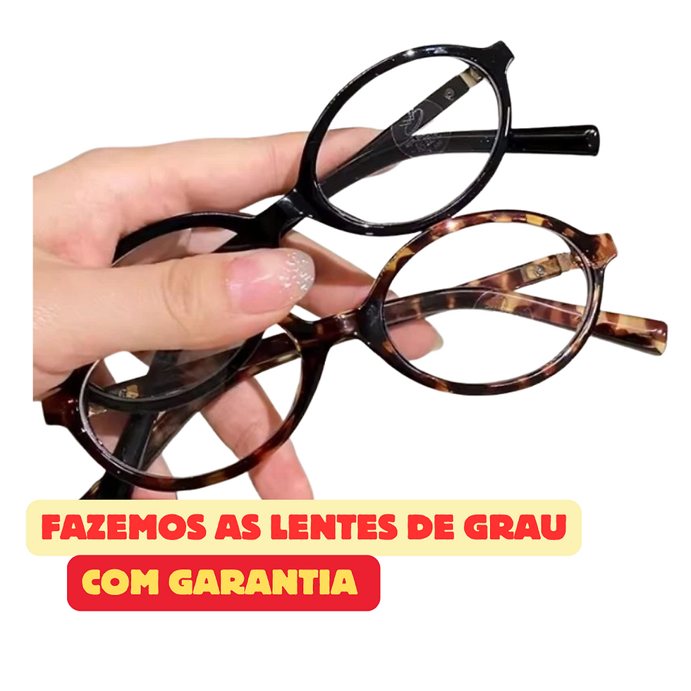 Miniatura: DR-001 Óculos Vintage Com Estampa De Leopardo Armação Oval