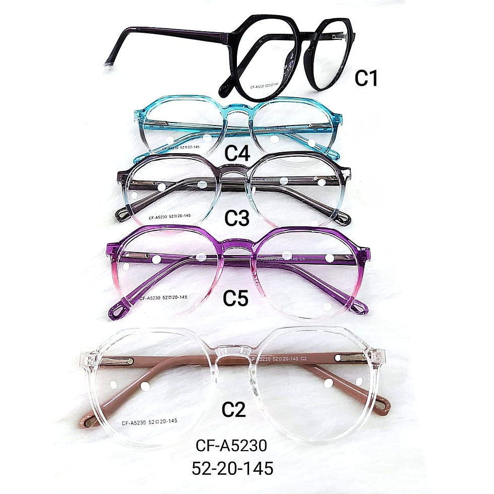 CF-A5230 Óculos de Grau Feminino Estiloso Original Ajustável