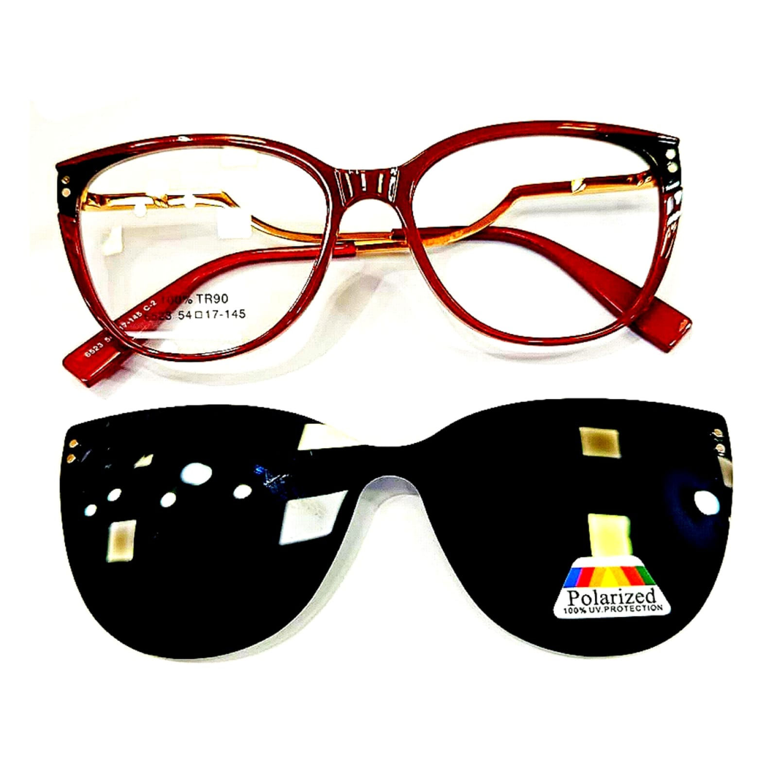 DR-25 Óculos Clipon Armação Lente Solar Adicional