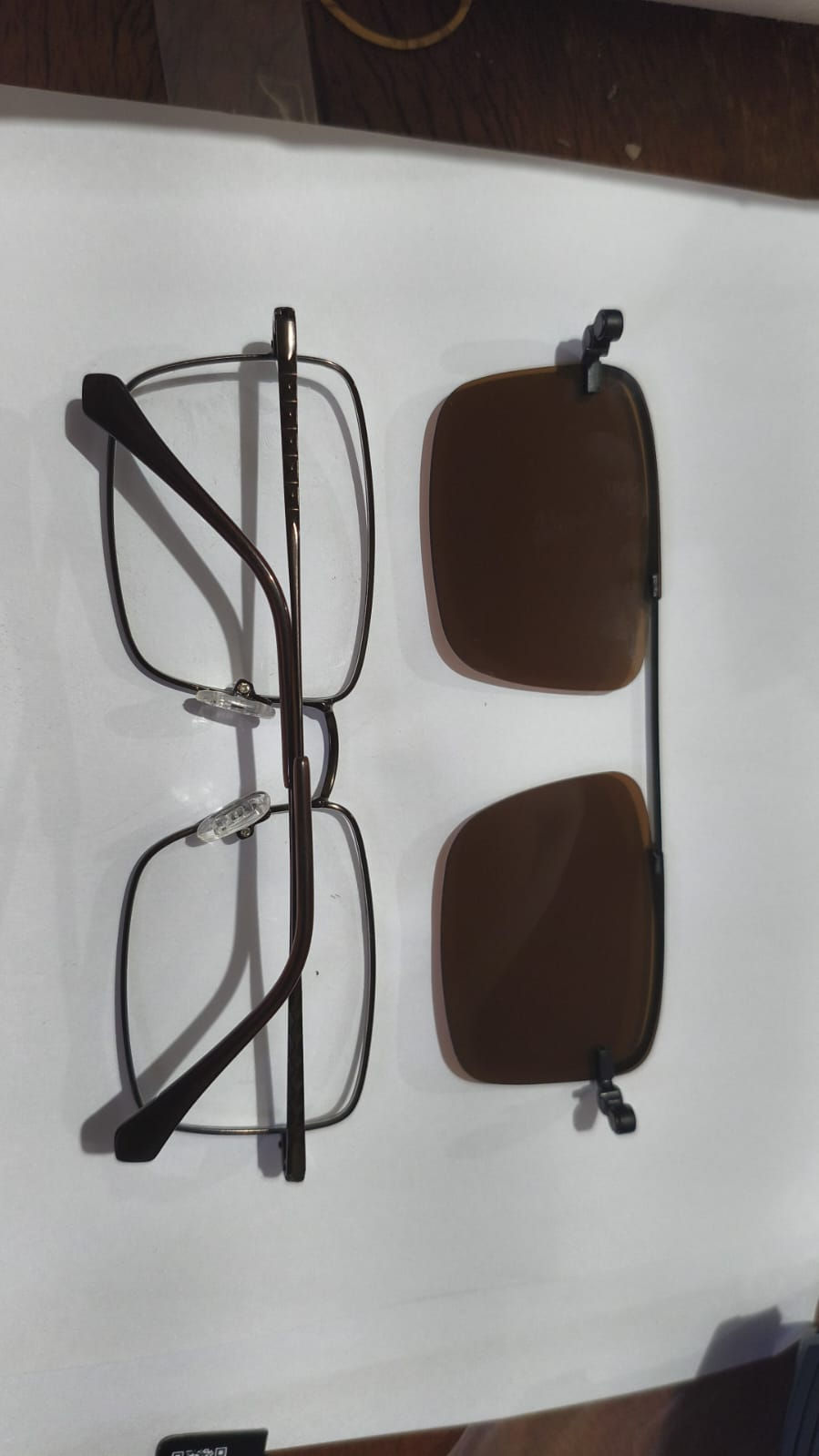 Miniatura: CWD2028--C3 Óculos Clipon Metal Masculino com Lente Solar