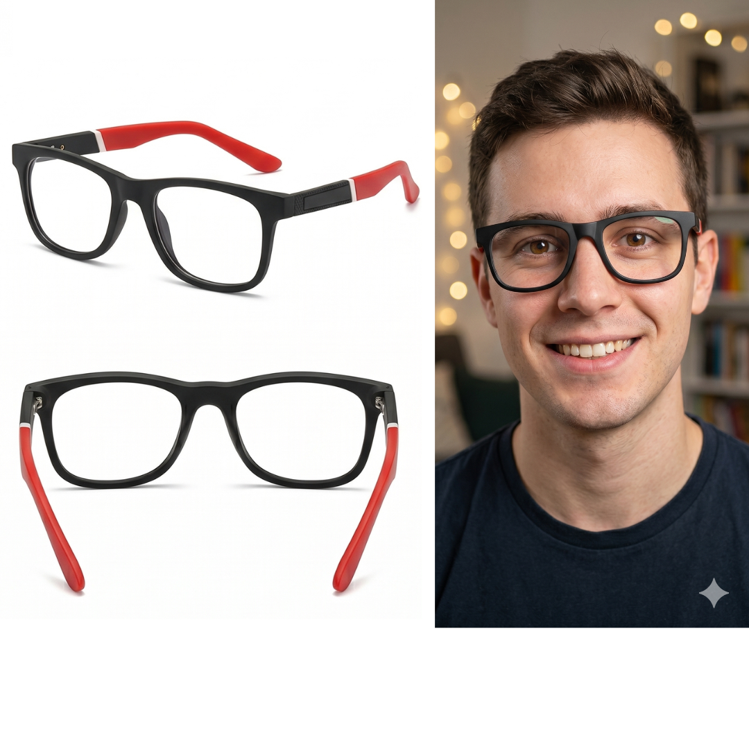 DY837-C2 Óculos de Armação TR90 Masculino