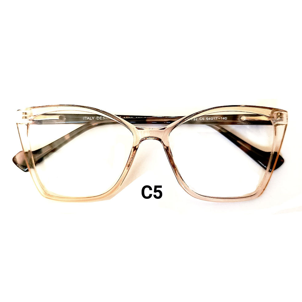 BR7732-C5 Armação de Óculos Receituário Óculos Preto Acetato