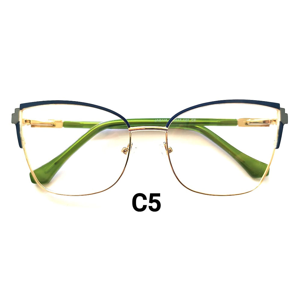 JA8116-C5 Armação de Óculos Metal Original