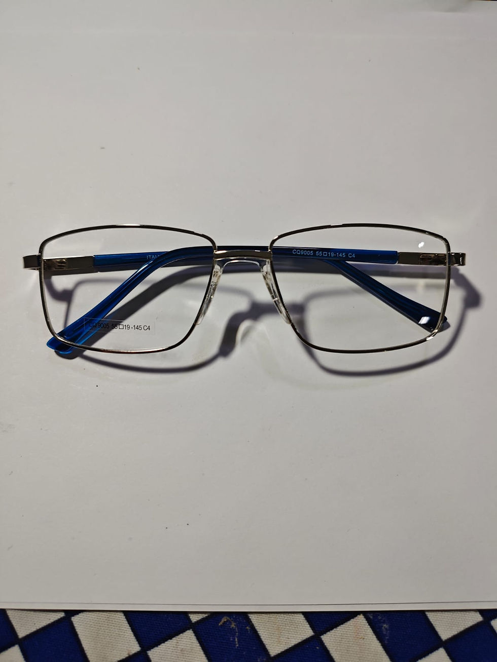 Miniatura: CQ9005-C4-180°-Ponte anatomica  Armação Metal Masculino