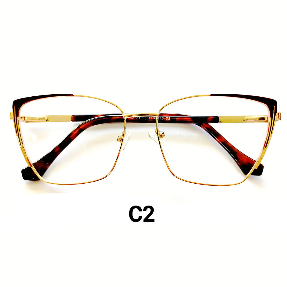 JA8110-C2 Armação de Óculos Metal Original
