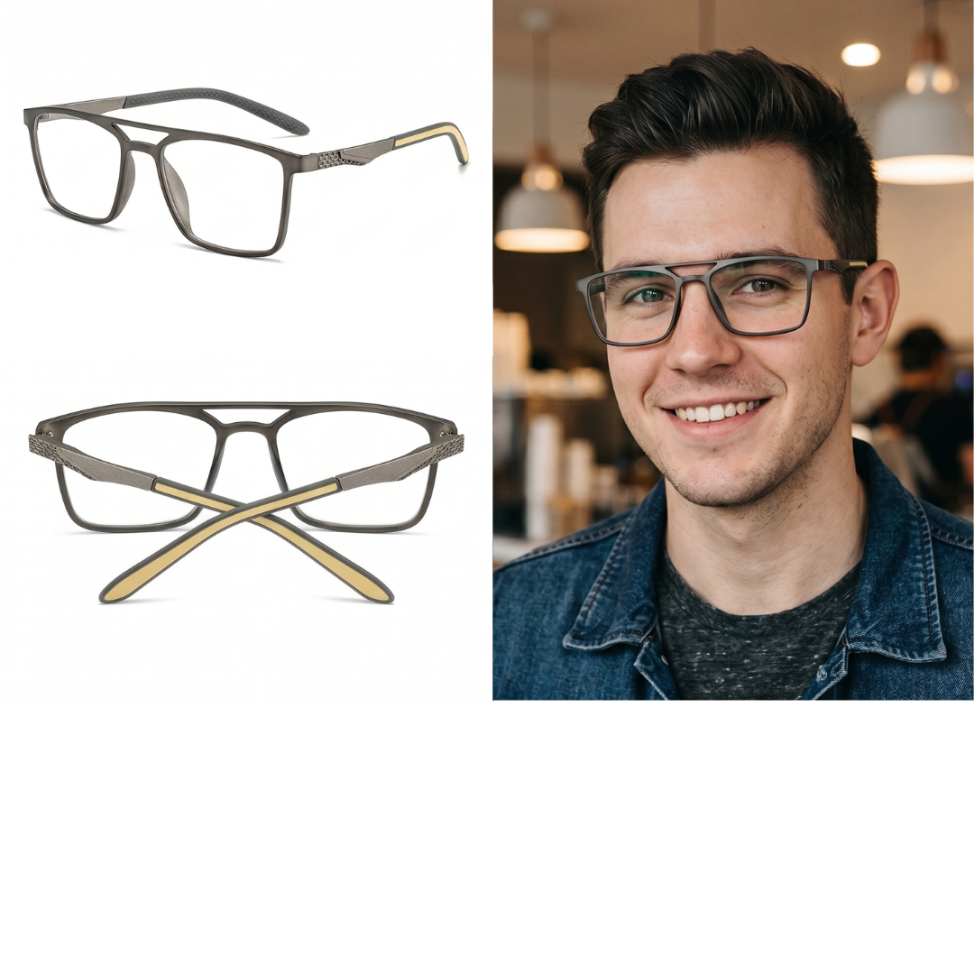 RB6007-C5 Óculos de Armação TR90 Masculino