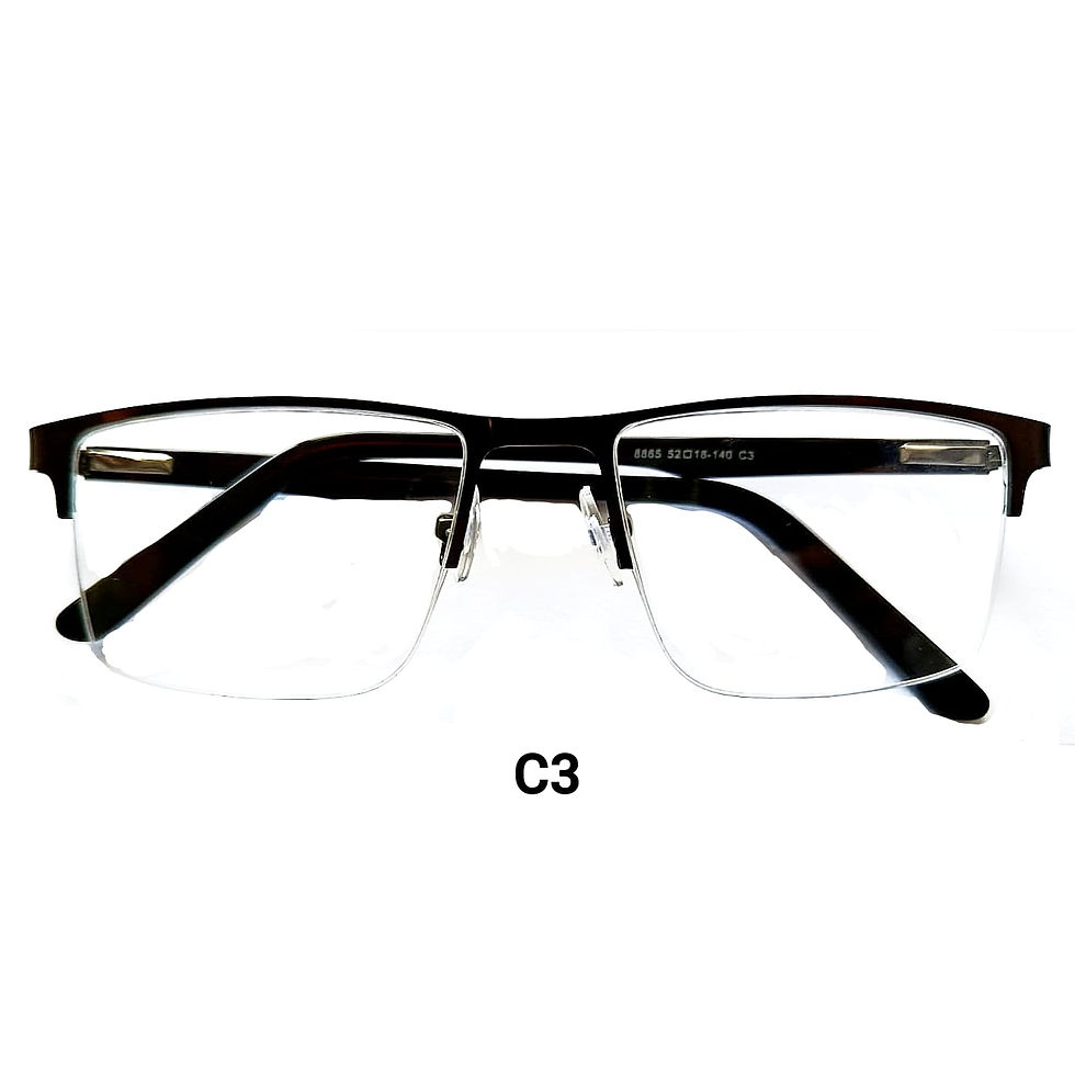 8865-C3 Armação de Óculos Metal Original