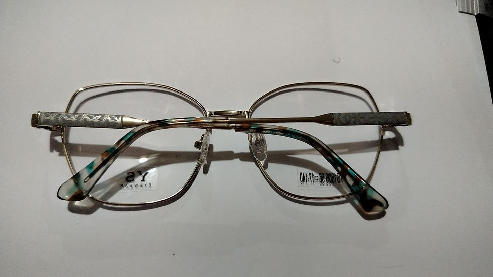 Miniatura: YS1806-C4  Armação de Óculos Metal Feminino Luxo
