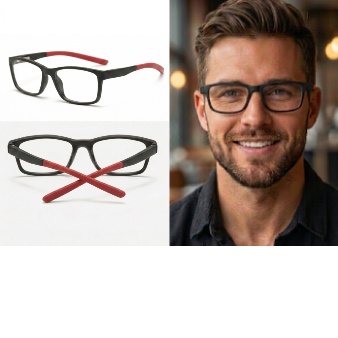 6685-C2 Óculos de Armação TR90 Masculino