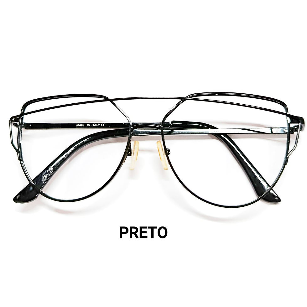 DR559-Preto Armação de Óculos Resistente e Confortavel