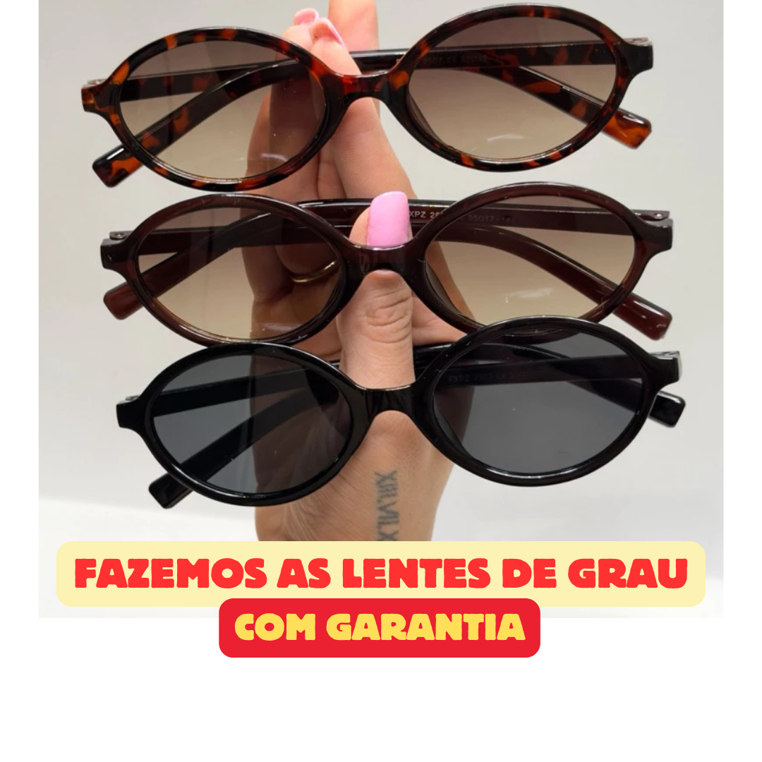 DR-175 Kit de óculos de sol femininos UV400, formato oval, estilo retrô vintage