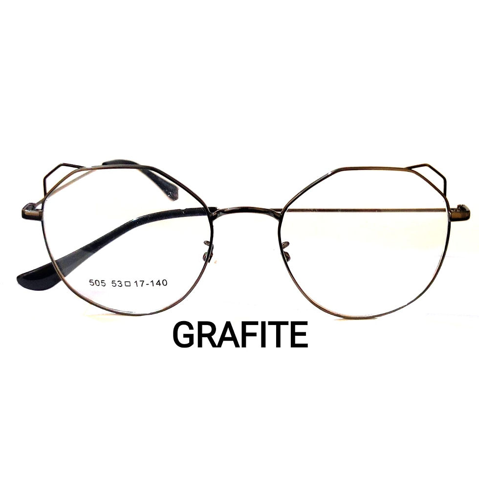 505 Óculos Metal Feminino Leve e Resistente Original!