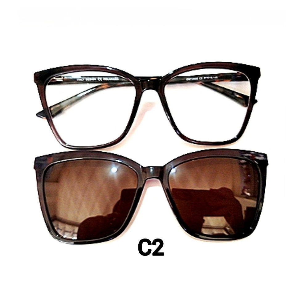 OM12005-C2 Óculos Clipon Armação com Lente Adicional