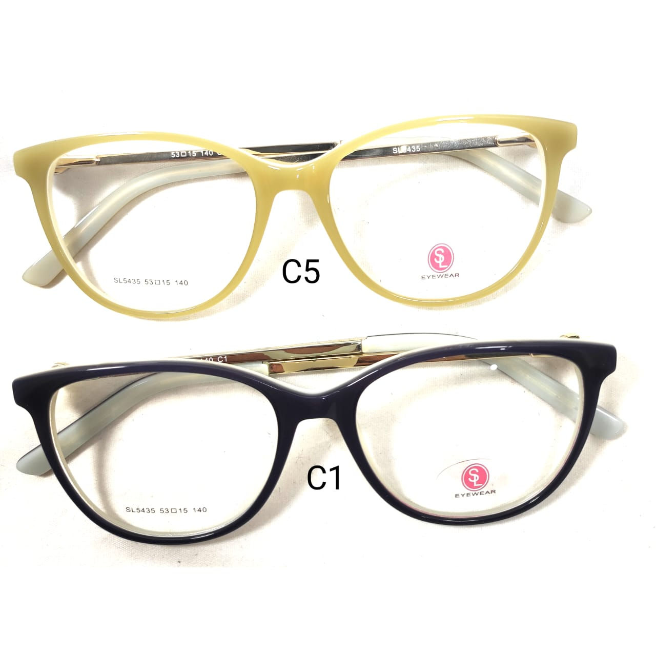 SL5435 Armações de Acetato: Estilo Sustentável para Seus Óculos!