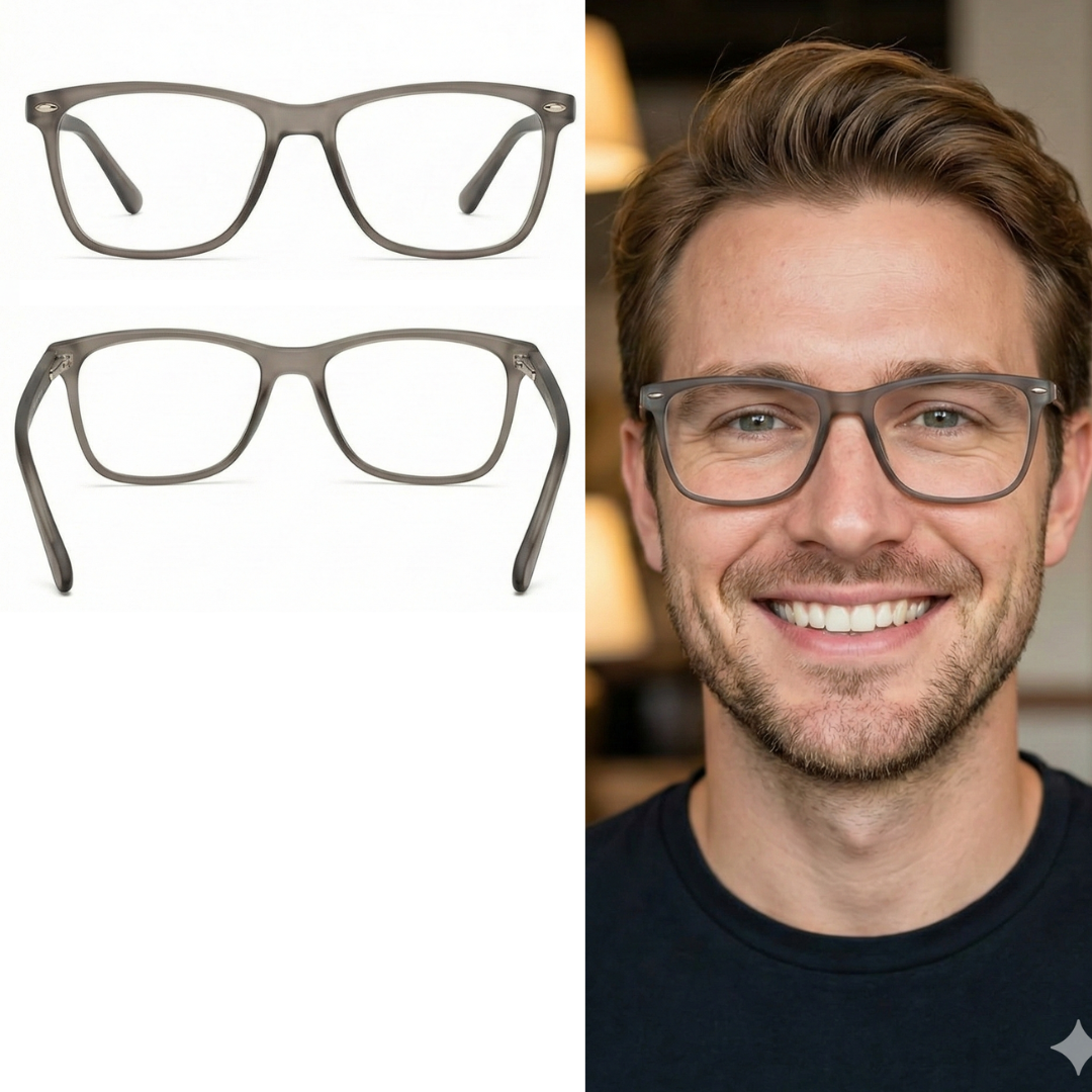 BR7735-C3 Óculos de Armação clássico Masculino