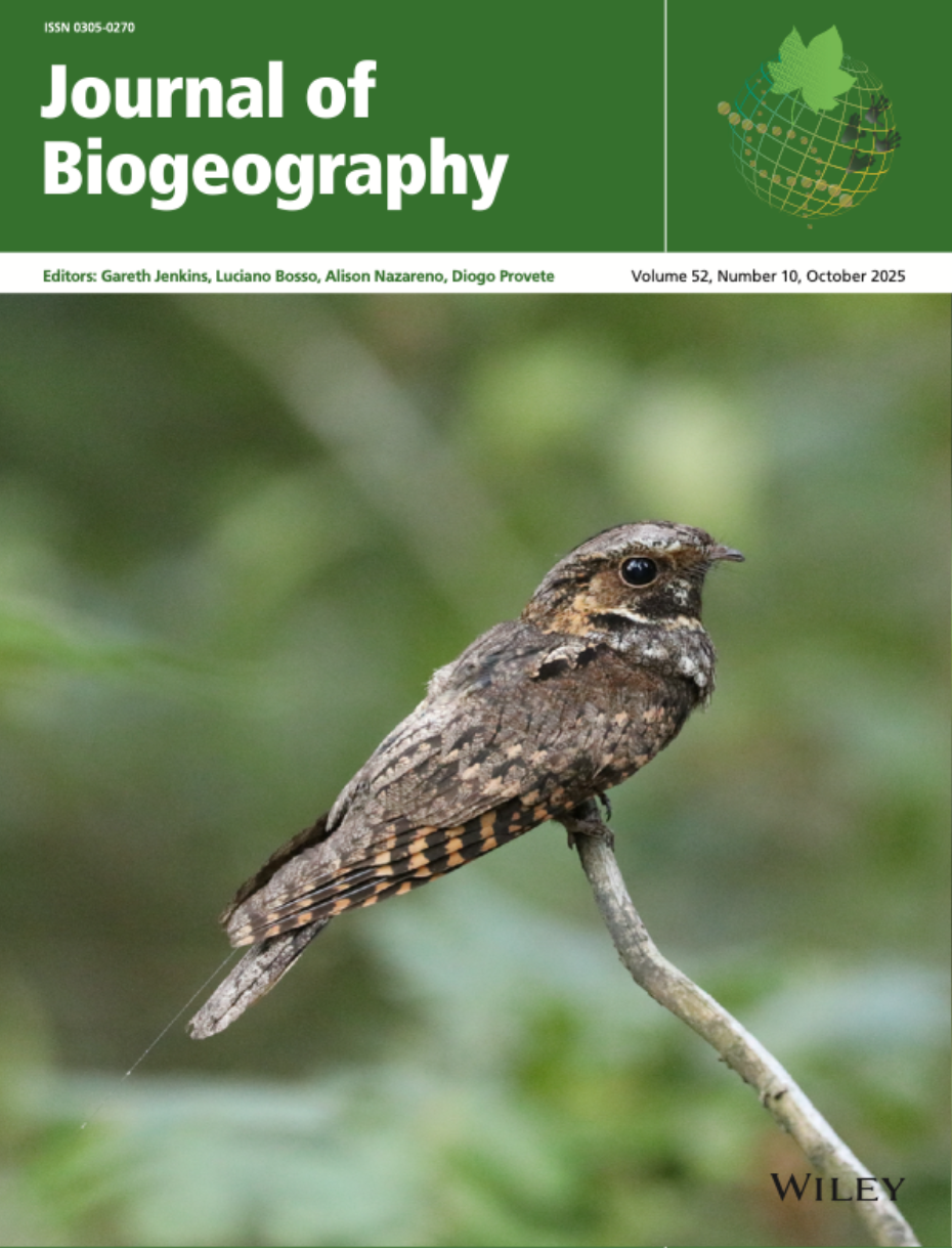 On the cover: Eastern whip-poor-will (Antrostomus vociferus) with GPS tag perched on a branch. Photo credit Ian Souza-Cole.