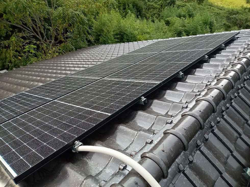 太陽光発電・蓄電池設置工事 いわき市遠野町 K様邸