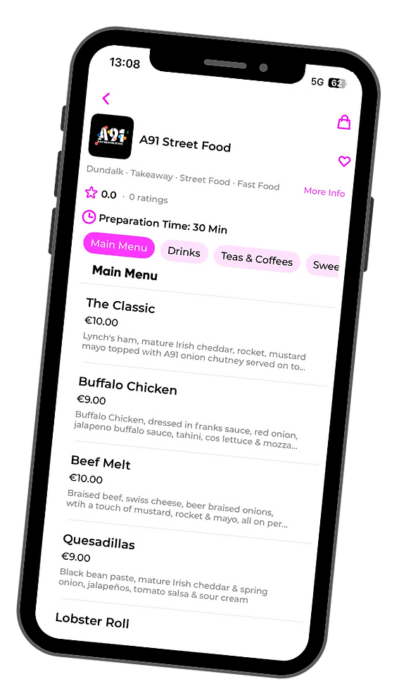 munchd app on iPhone