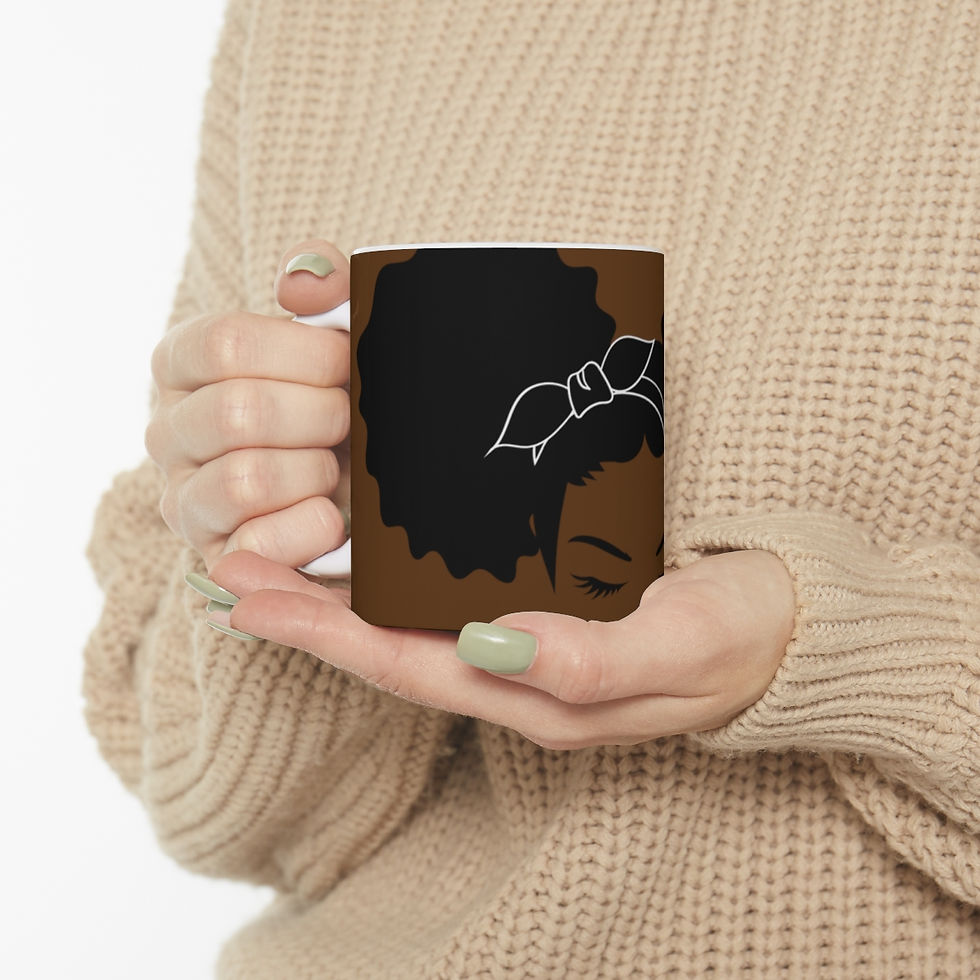 Thumbnail: Tough in my Afro Puffs Coffee Cups, 11oz