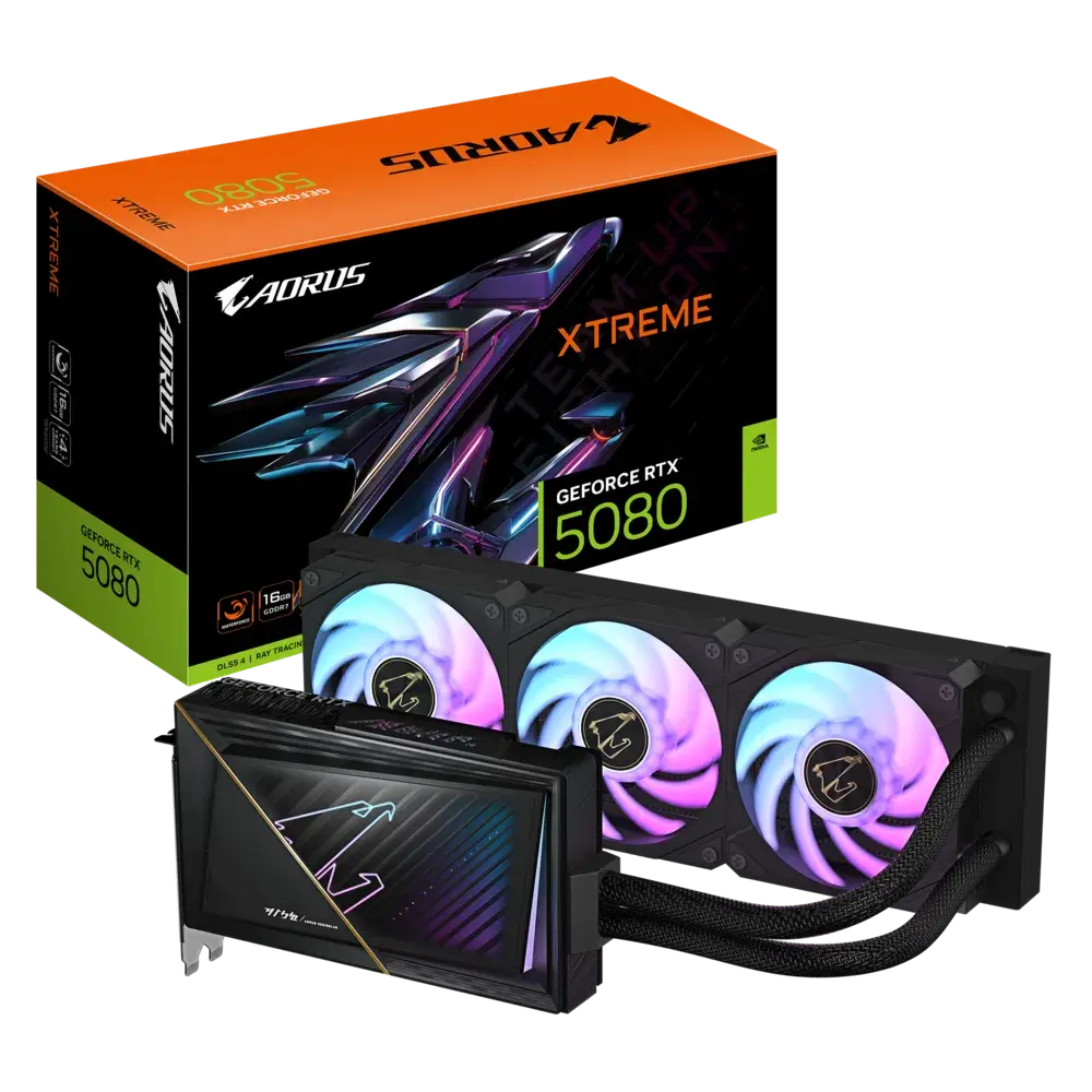 GIGABYTE RTX 5080 AORUS XTREME WATERFORCE 16G