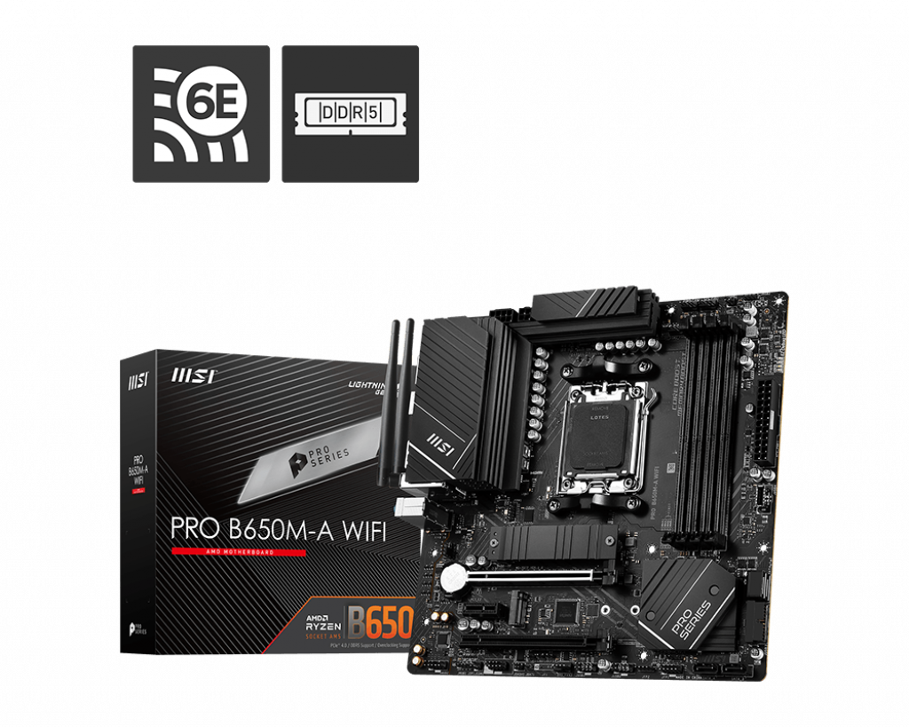 AMD RYZEN 5 7600X/MSI PRO B650M-A WIFI