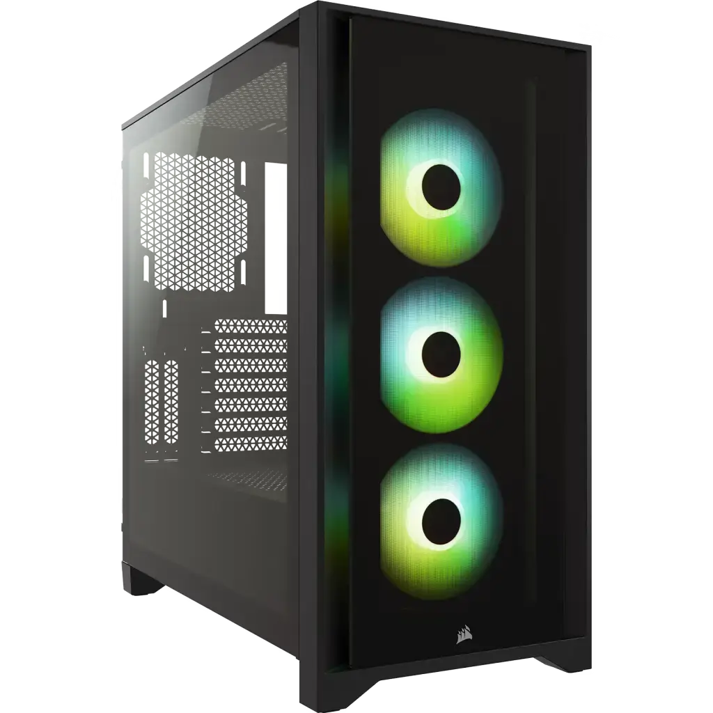 Corsair iCUE 4000X RGB Tempered Glass Mid-Tower Case