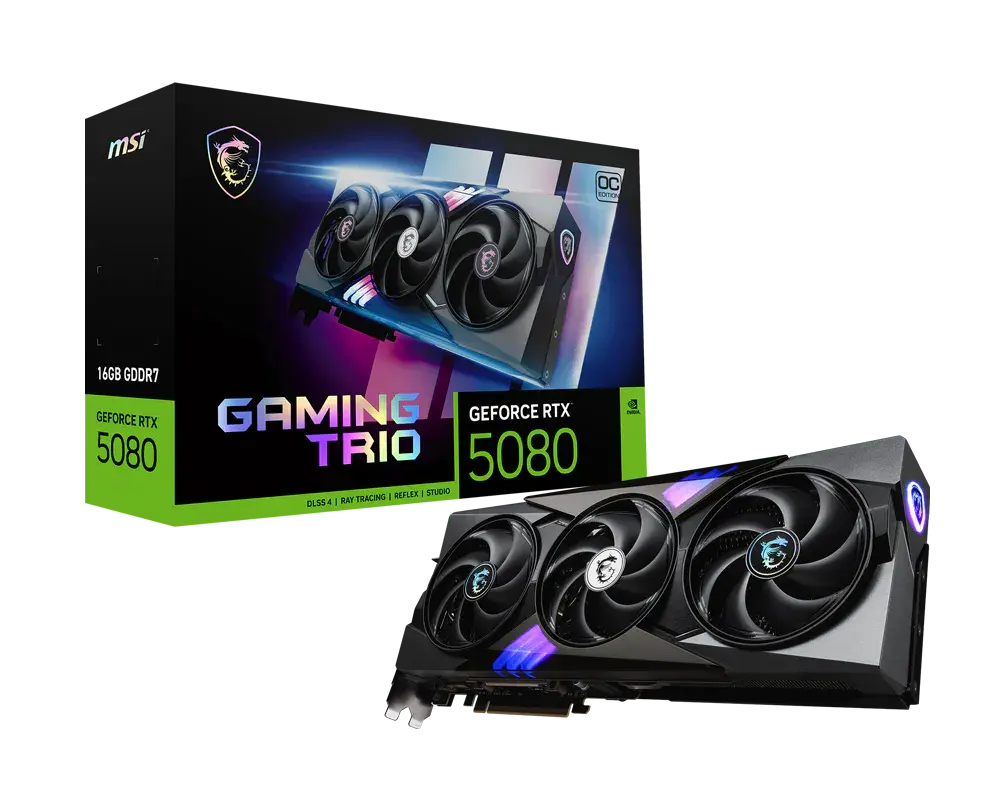 MSI RTX 5080 16G GAMING TRIO OC