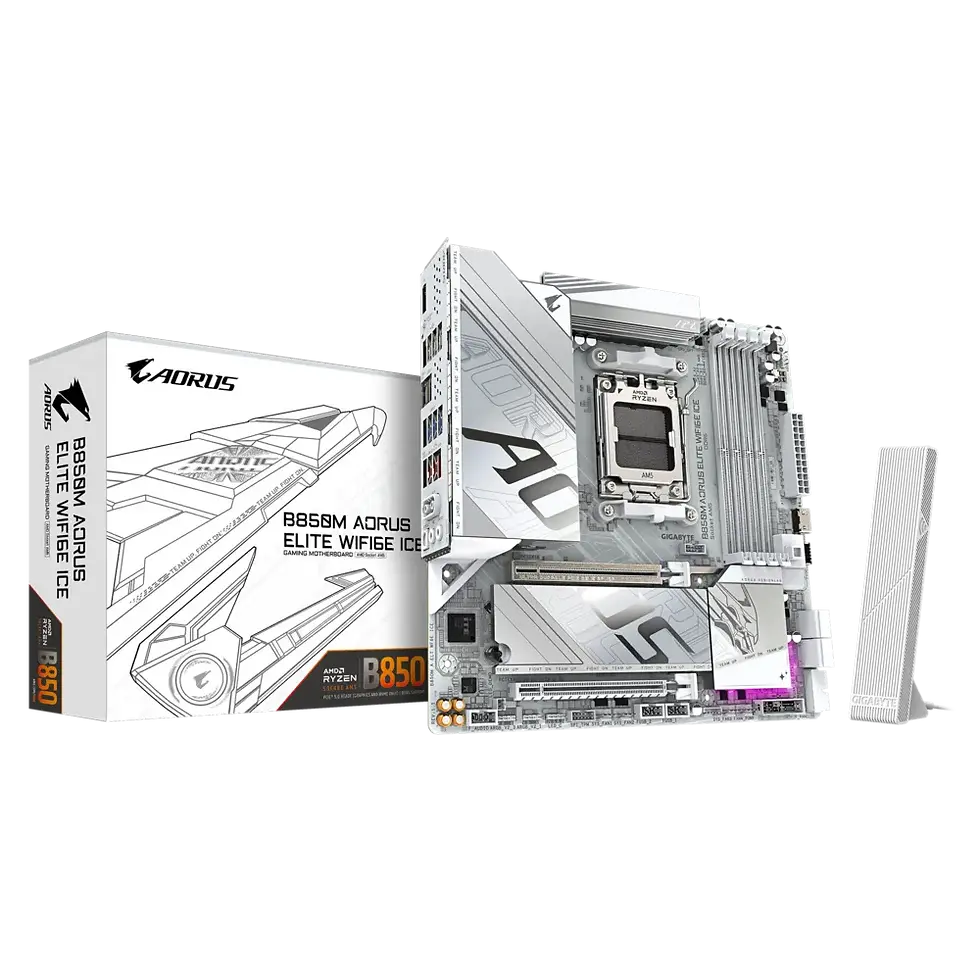 GIGABYTE B850M A ELITE WF6E ICE
