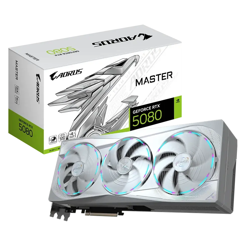GIGABYTE RTX 5080 AORUS MASTER ICE 16G