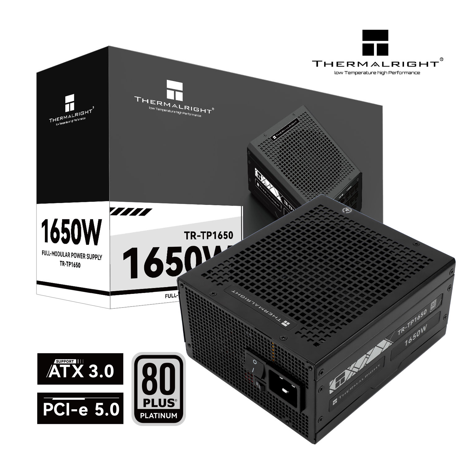 Thermalright TP Platinum 1650W (Modular ATX 3.0+Gen5) - Black