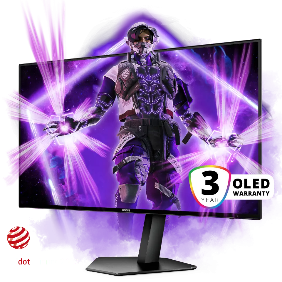 AOC AGON VI AG276QZD 27" OLED QHD 2K GAMING 240HZ