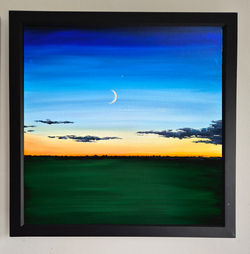 Moon & Venus at Twilight