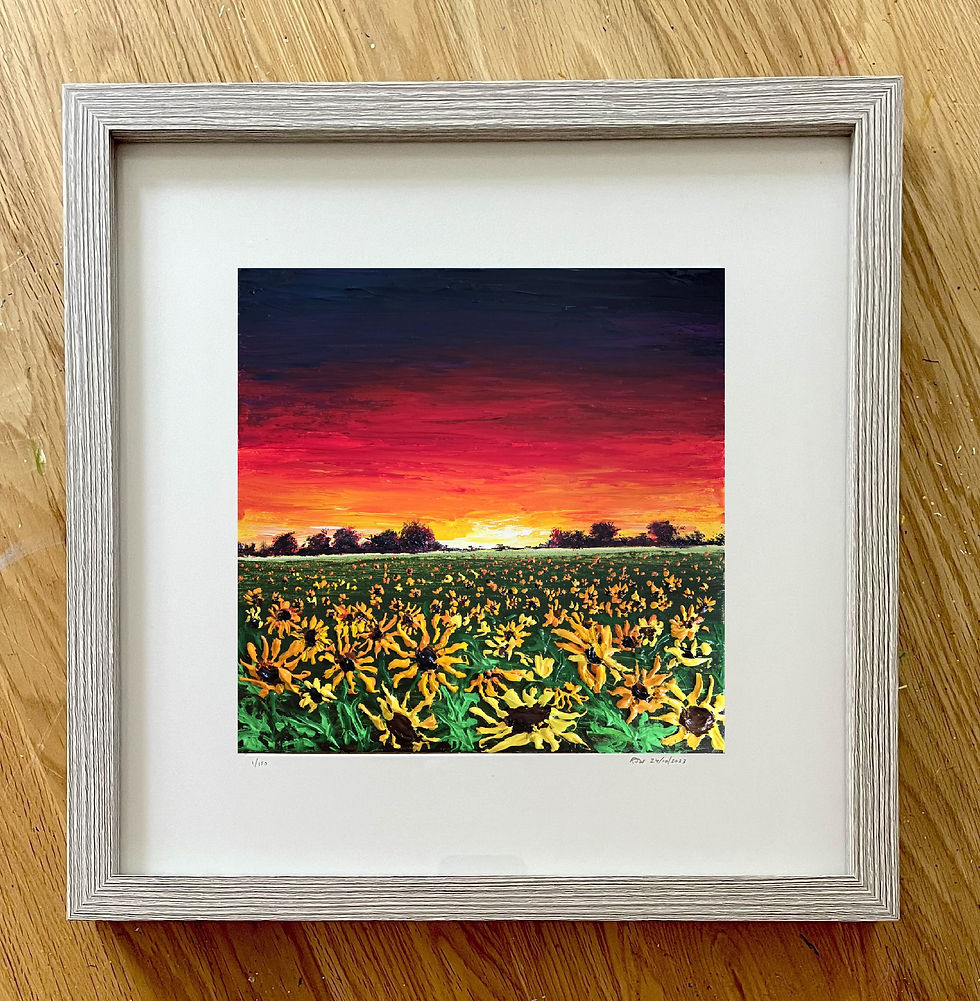 Thumbnail: Sunflowers at Sunrise